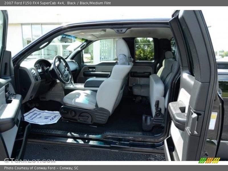 Black / Black/Medium Flint 2007 Ford F150 FX4 SuperCab 4x4
