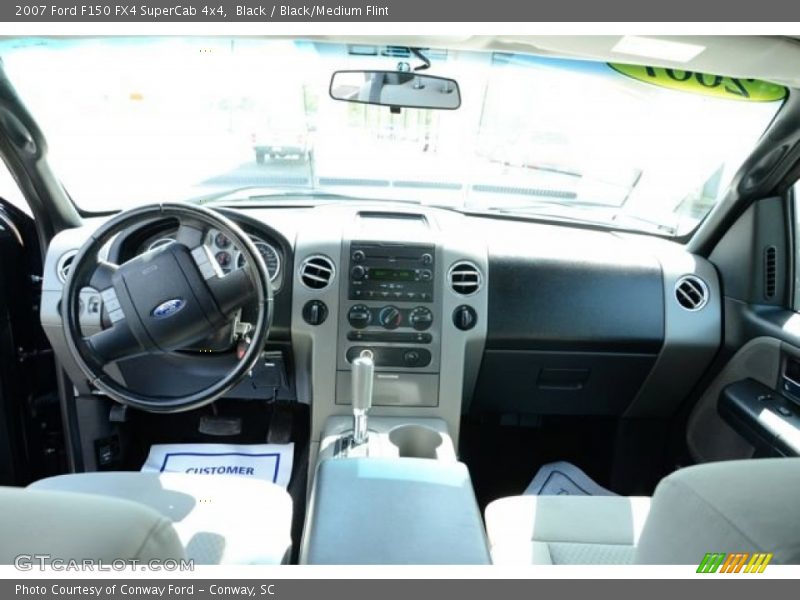 Black / Black/Medium Flint 2007 Ford F150 FX4 SuperCab 4x4