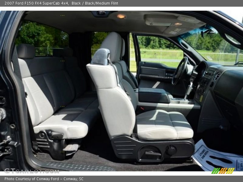 Black / Black/Medium Flint 2007 Ford F150 FX4 SuperCab 4x4
