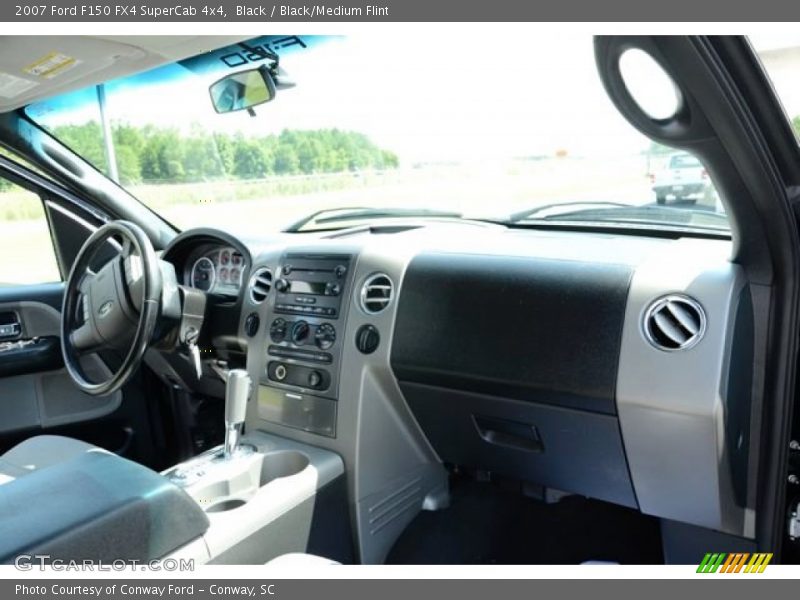 Black / Black/Medium Flint 2007 Ford F150 FX4 SuperCab 4x4