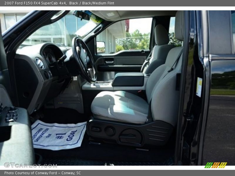 Black / Black/Medium Flint 2007 Ford F150 FX4 SuperCab 4x4