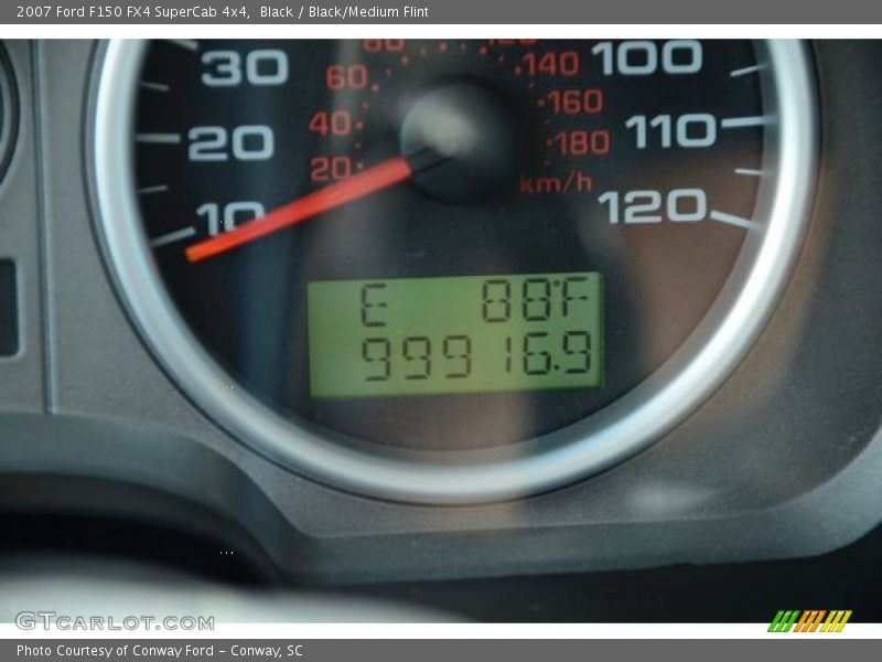 Black / Black/Medium Flint 2007 Ford F150 FX4 SuperCab 4x4