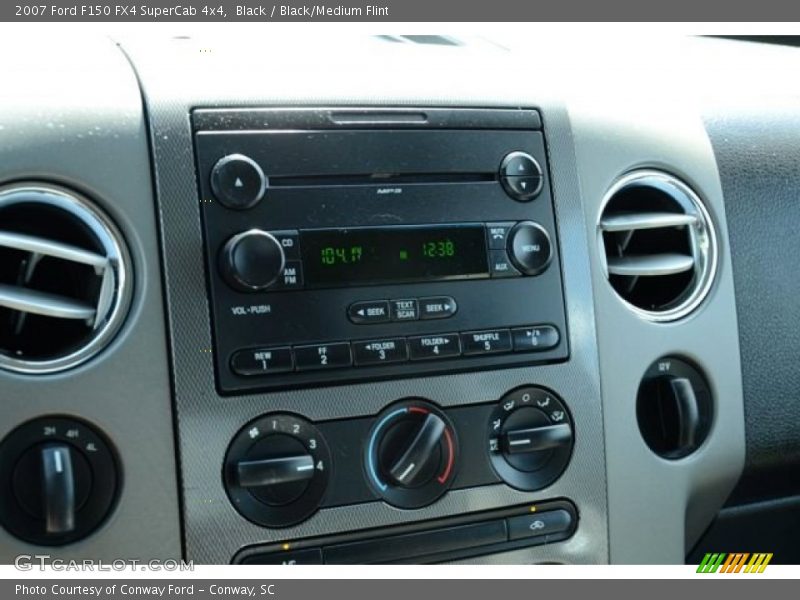 Black / Black/Medium Flint 2007 Ford F150 FX4 SuperCab 4x4