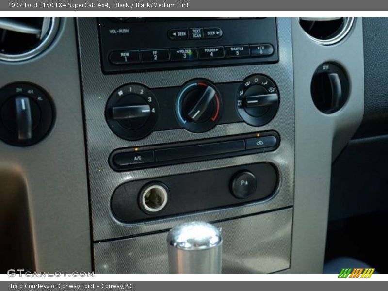 Black / Black/Medium Flint 2007 Ford F150 FX4 SuperCab 4x4