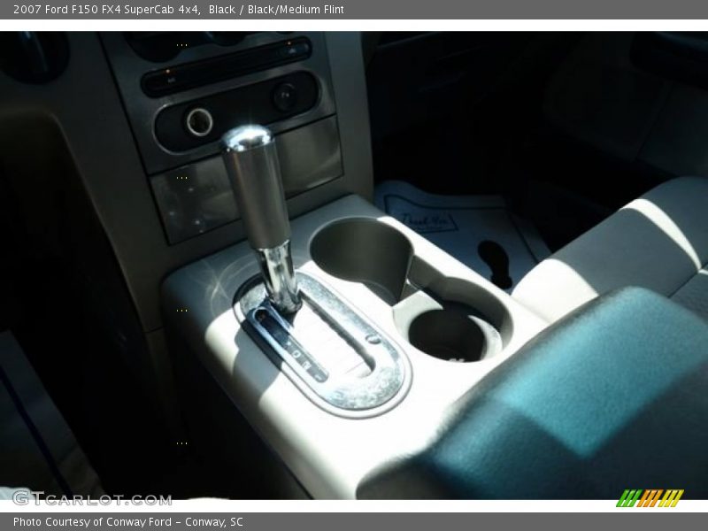 Black / Black/Medium Flint 2007 Ford F150 FX4 SuperCab 4x4