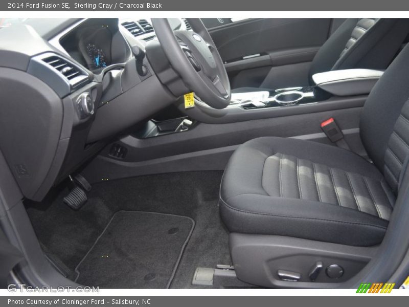 Sterling Gray / Charcoal Black 2014 Ford Fusion SE