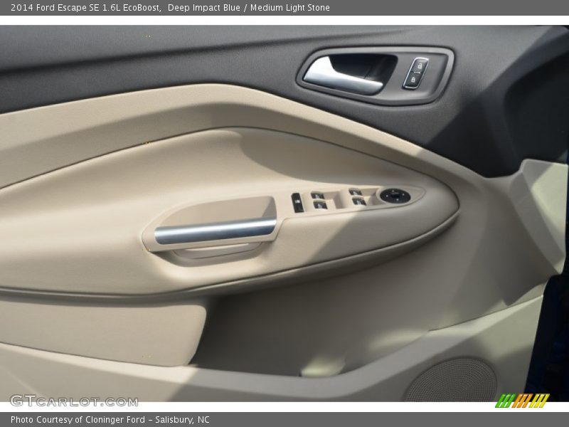Deep Impact Blue / Medium Light Stone 2014 Ford Escape SE 1.6L EcoBoost