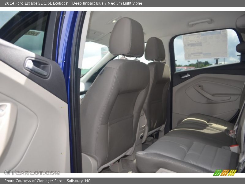 Deep Impact Blue / Medium Light Stone 2014 Ford Escape SE 1.6L EcoBoost