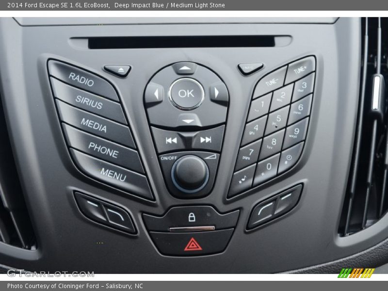 Deep Impact Blue / Medium Light Stone 2014 Ford Escape SE 1.6L EcoBoost