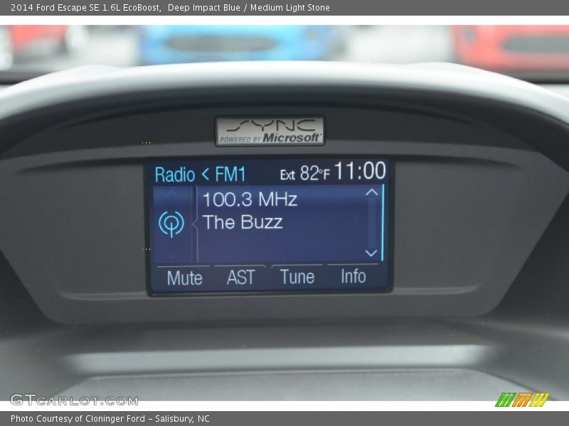 Deep Impact Blue / Medium Light Stone 2014 Ford Escape SE 1.6L EcoBoost