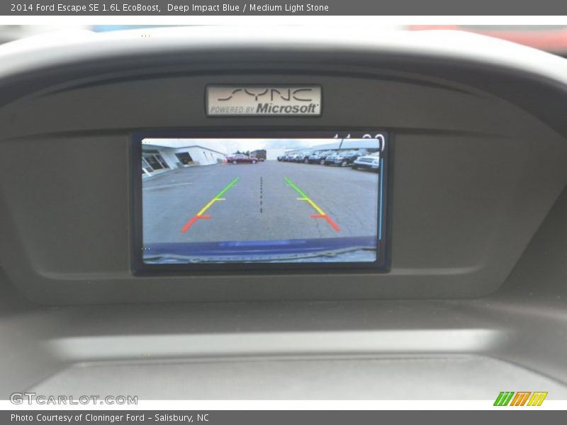 Deep Impact Blue / Medium Light Stone 2014 Ford Escape SE 1.6L EcoBoost