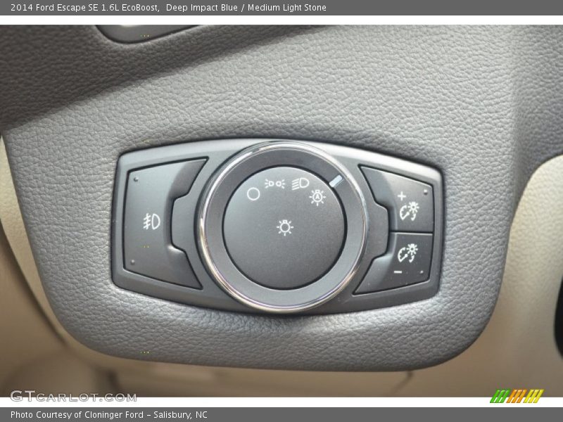 Deep Impact Blue / Medium Light Stone 2014 Ford Escape SE 1.6L EcoBoost