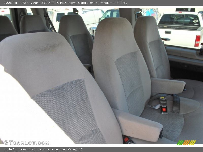 Oxford White / Medium Flint Grey 2006 Ford E Series Van E350 XLT 15 Passenger
