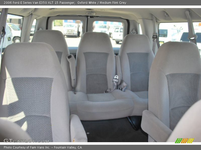 Oxford White / Medium Flint Grey 2006 Ford E Series Van E350 XLT 15 Passenger