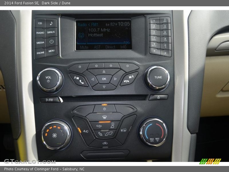 Controls of 2014 Fusion SE