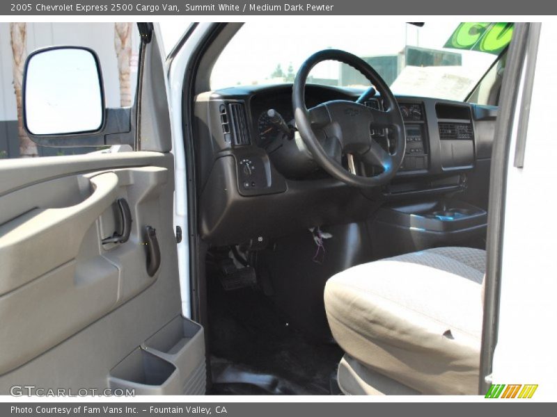 Summit White / Medium Dark Pewter 2005 Chevrolet Express 2500 Cargo Van