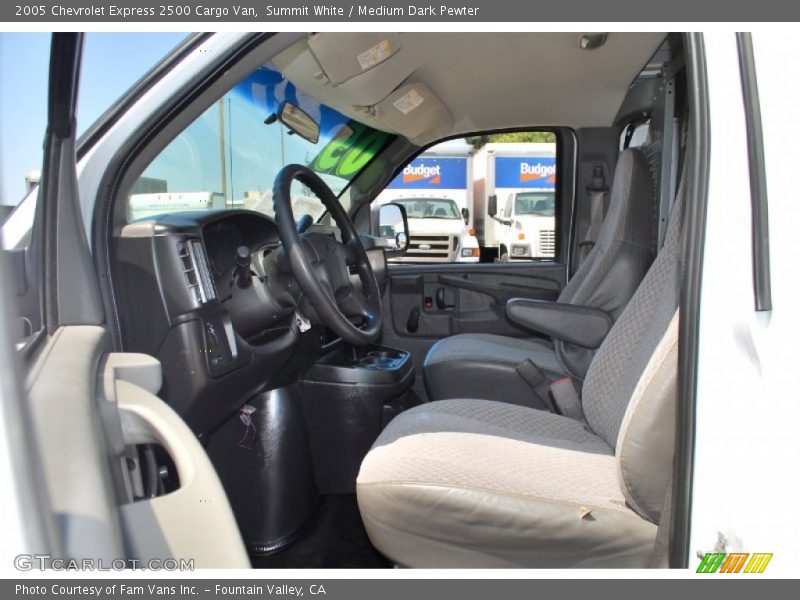 Summit White / Medium Dark Pewter 2005 Chevrolet Express 2500 Cargo Van