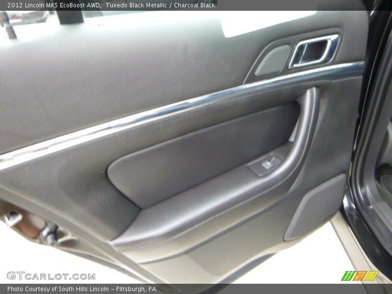 Tuxedo Black Metallic / Charcoal Black 2012 Lincoln MKS EcoBoost AWD