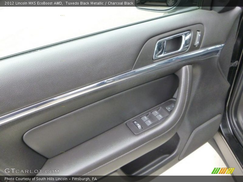 Tuxedo Black Metallic / Charcoal Black 2012 Lincoln MKS EcoBoost AWD
