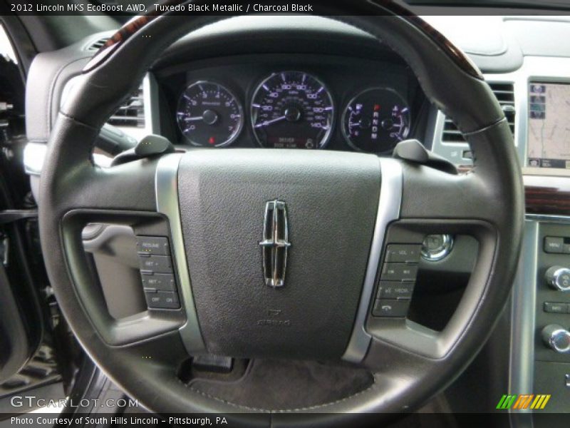  2012 MKS EcoBoost AWD Steering Wheel
