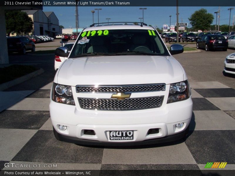 Summit White / Light Titanium/Dark Titanium 2011 Chevrolet Tahoe LTZ