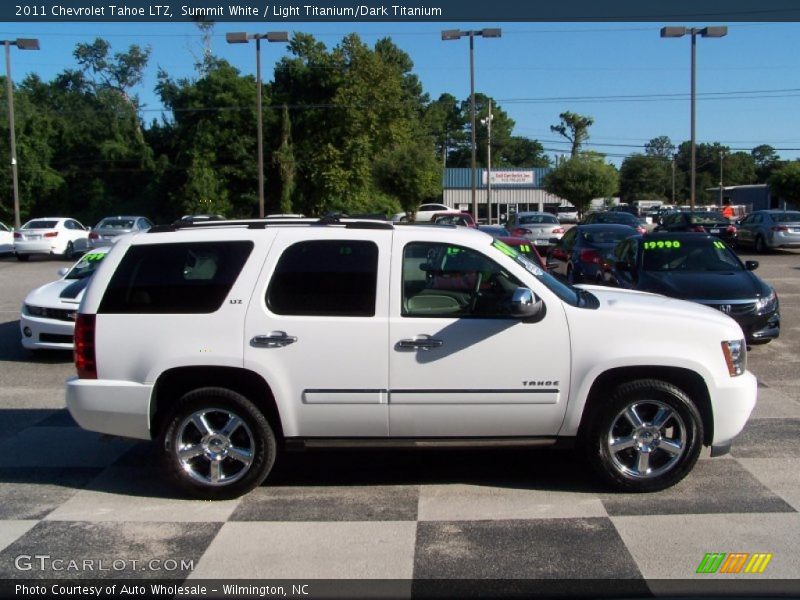 Summit White / Light Titanium/Dark Titanium 2011 Chevrolet Tahoe LTZ