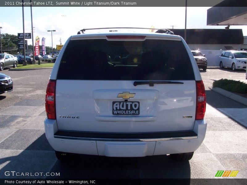 Summit White / Light Titanium/Dark Titanium 2011 Chevrolet Tahoe LTZ