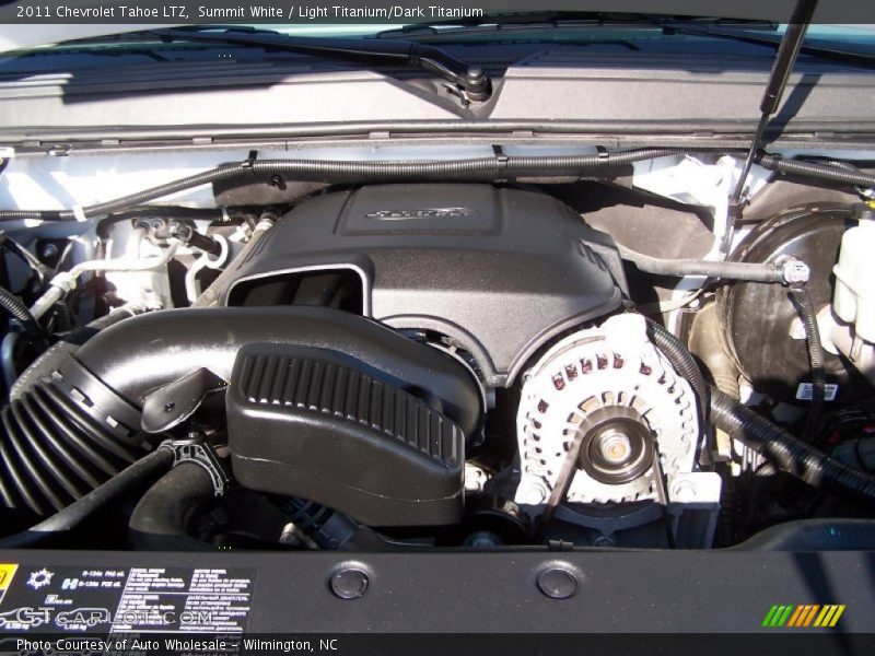 Summit White / Light Titanium/Dark Titanium 2011 Chevrolet Tahoe LTZ