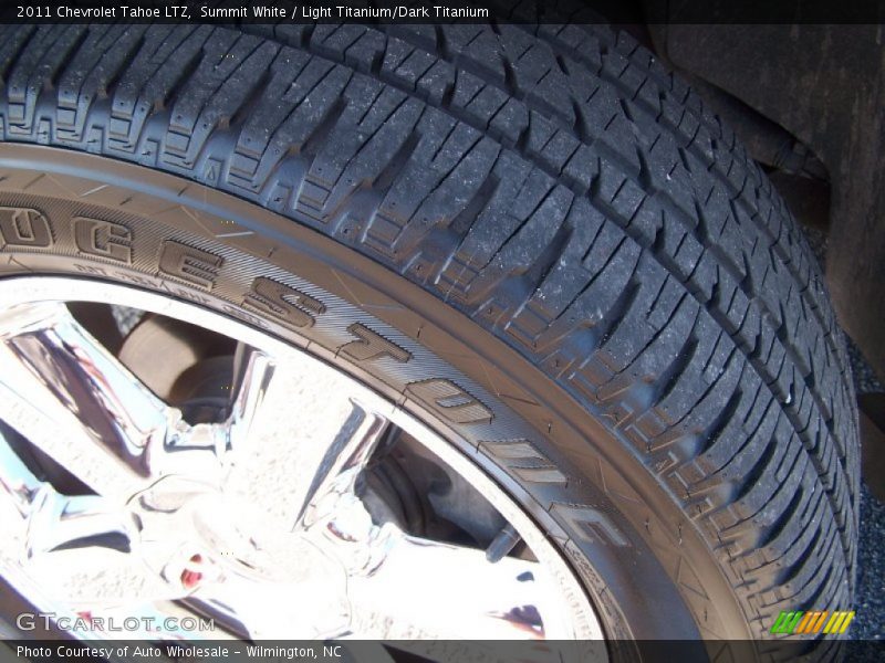 Summit White / Light Titanium/Dark Titanium 2011 Chevrolet Tahoe LTZ