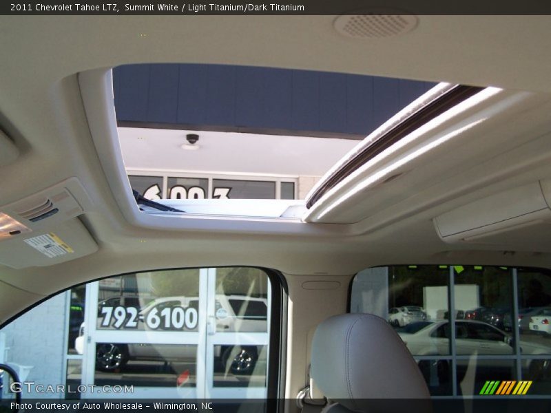 Summit White / Light Titanium/Dark Titanium 2011 Chevrolet Tahoe LTZ