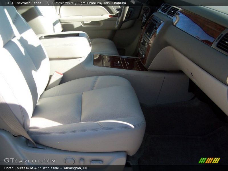 Summit White / Light Titanium/Dark Titanium 2011 Chevrolet Tahoe LTZ