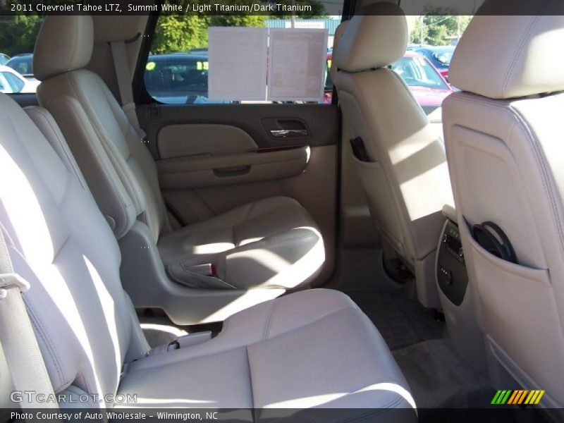 Summit White / Light Titanium/Dark Titanium 2011 Chevrolet Tahoe LTZ