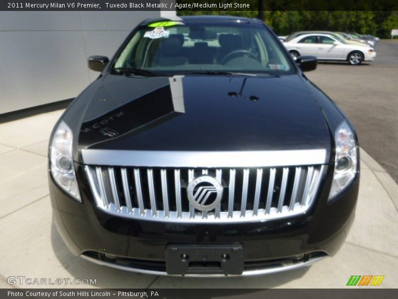 Tuxedo Black Metallic / Agate/Medium Light Stone 2011 Mercury Milan V6 Premier