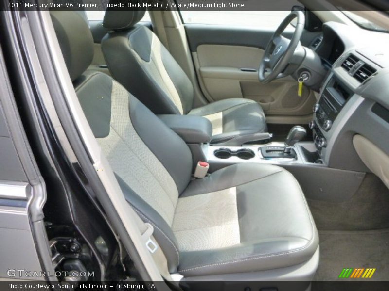 Tuxedo Black Metallic / Agate/Medium Light Stone 2011 Mercury Milan V6 Premier