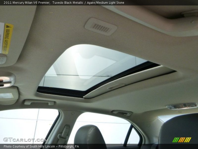 Tuxedo Black Metallic / Agate/Medium Light Stone 2011 Mercury Milan V6 Premier