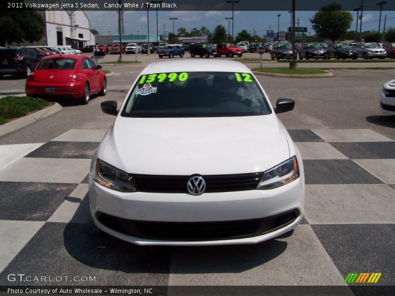 Candy White / Titan Black 2012 Volkswagen Jetta S Sedan