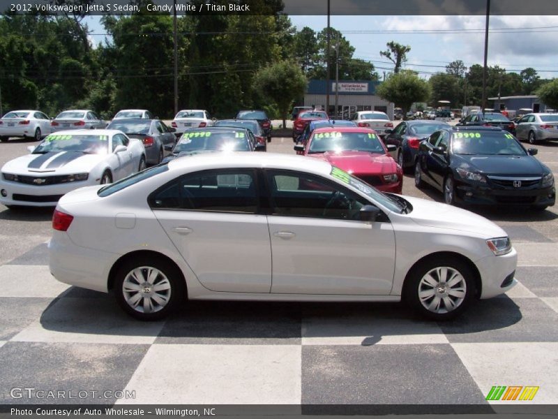 Candy White / Titan Black 2012 Volkswagen Jetta S Sedan