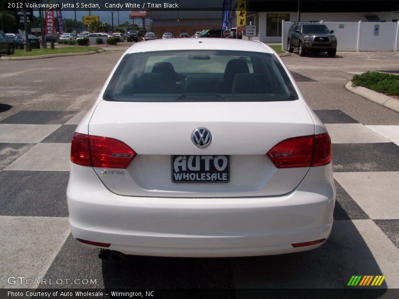Candy White / Titan Black 2012 Volkswagen Jetta S Sedan