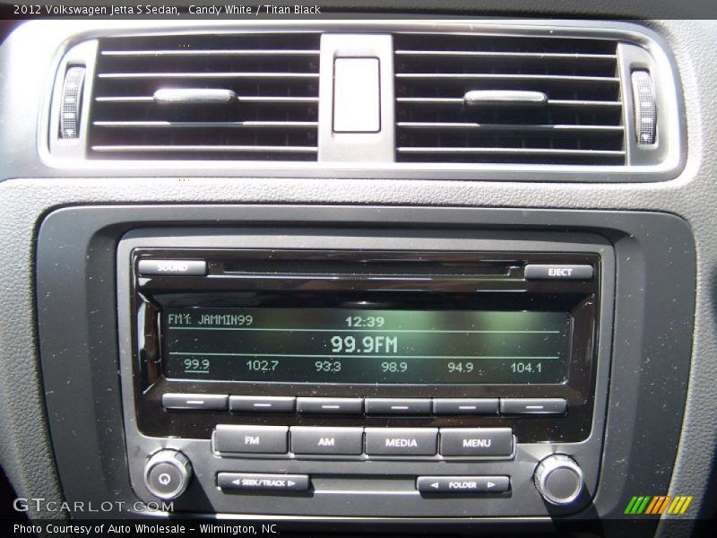 Candy White / Titan Black 2012 Volkswagen Jetta S Sedan