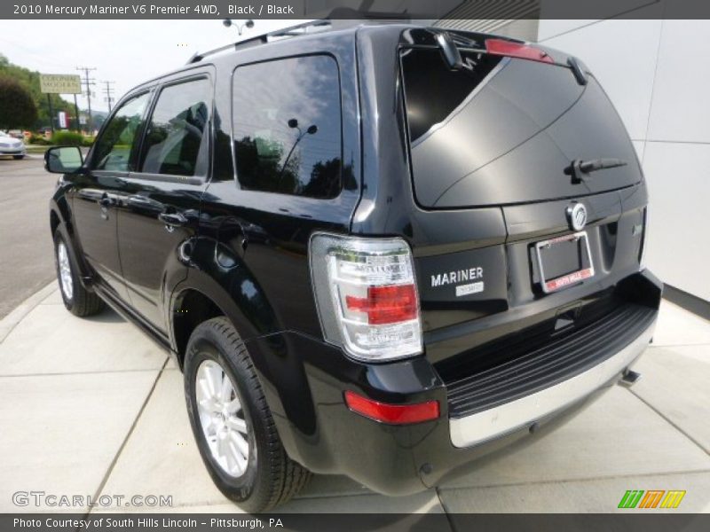 Black / Black 2010 Mercury Mariner V6 Premier 4WD