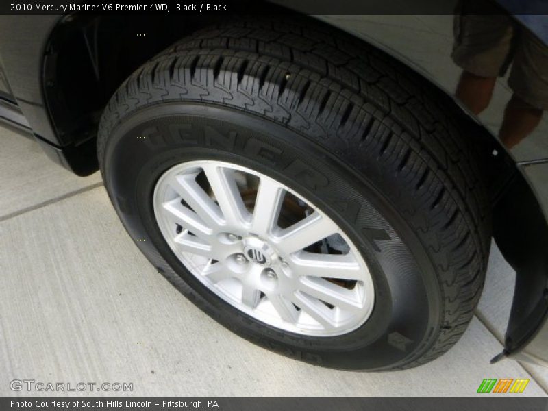 Black / Black 2010 Mercury Mariner V6 Premier 4WD