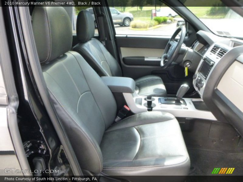 Front Seat of 2010 Mariner V6 Premier 4WD