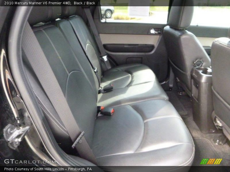 Rear Seat of 2010 Mariner V6 Premier 4WD