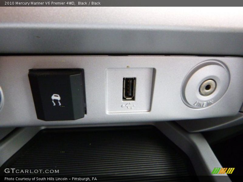 Black / Black 2010 Mercury Mariner V6 Premier 4WD