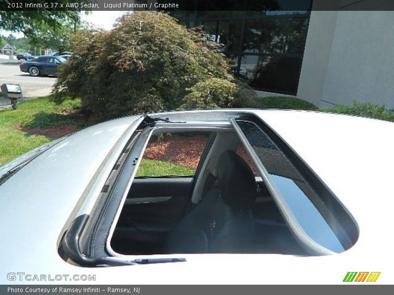 Liquid Platinum / Graphite 2012 Infiniti G 37 x AWD Sedan