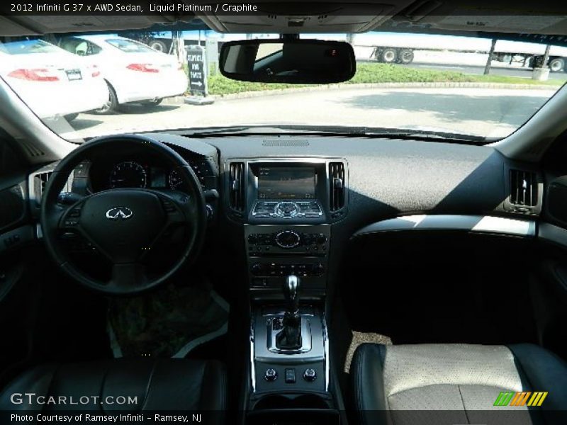 Liquid Platinum / Graphite 2012 Infiniti G 37 x AWD Sedan