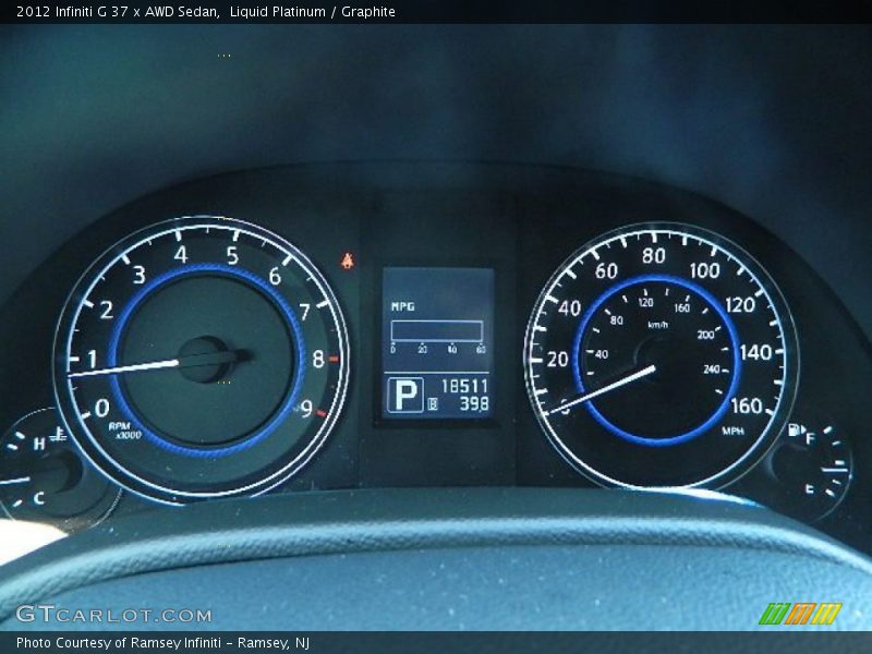 Liquid Platinum / Graphite 2012 Infiniti G 37 x AWD Sedan
