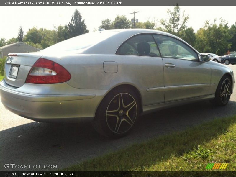 Iridium Silver Metallic / Black 2009 Mercedes-Benz CLK 350 Coupe