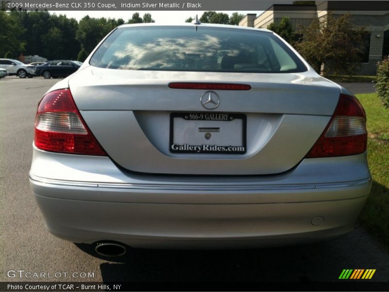 Iridium Silver Metallic / Black 2009 Mercedes-Benz CLK 350 Coupe