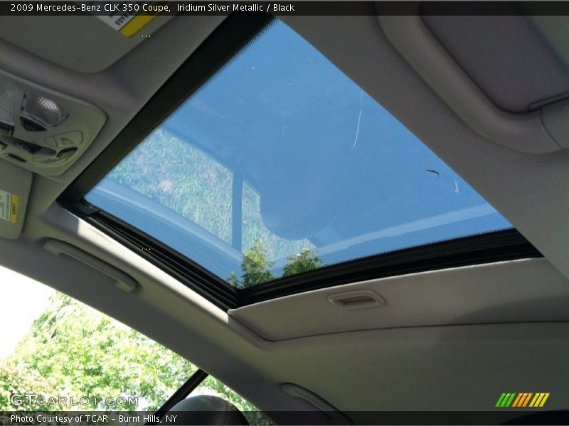 Iridium Silver Metallic / Black 2009 Mercedes-Benz CLK 350 Coupe